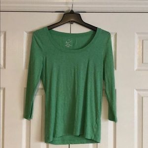 J. CREW Factory Textured Jersey Scoopneck Artist T